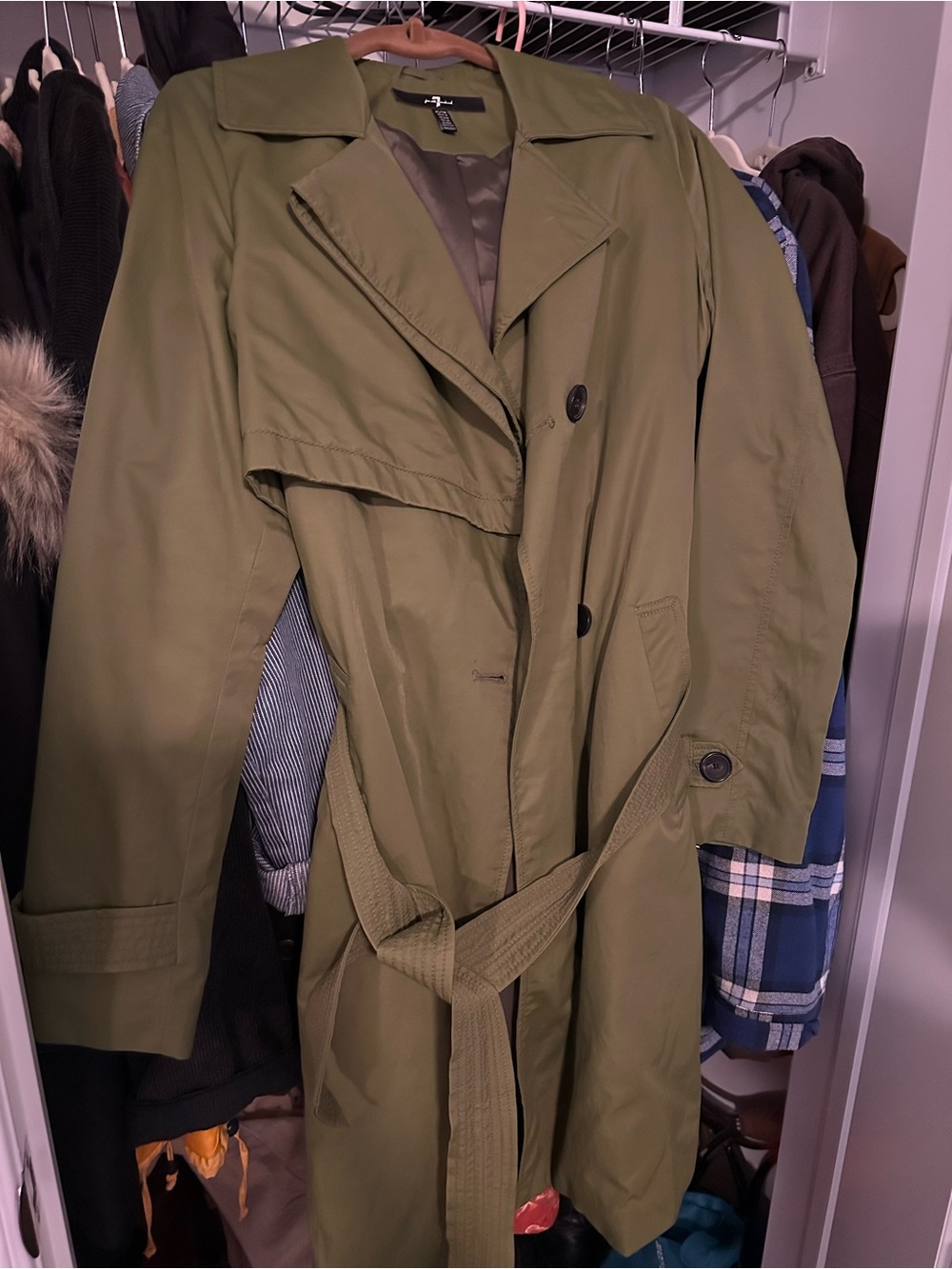 Olive Green Trench Coat